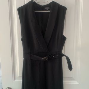Sleeveless Belted Black Fashion Nova Jumpsuit
